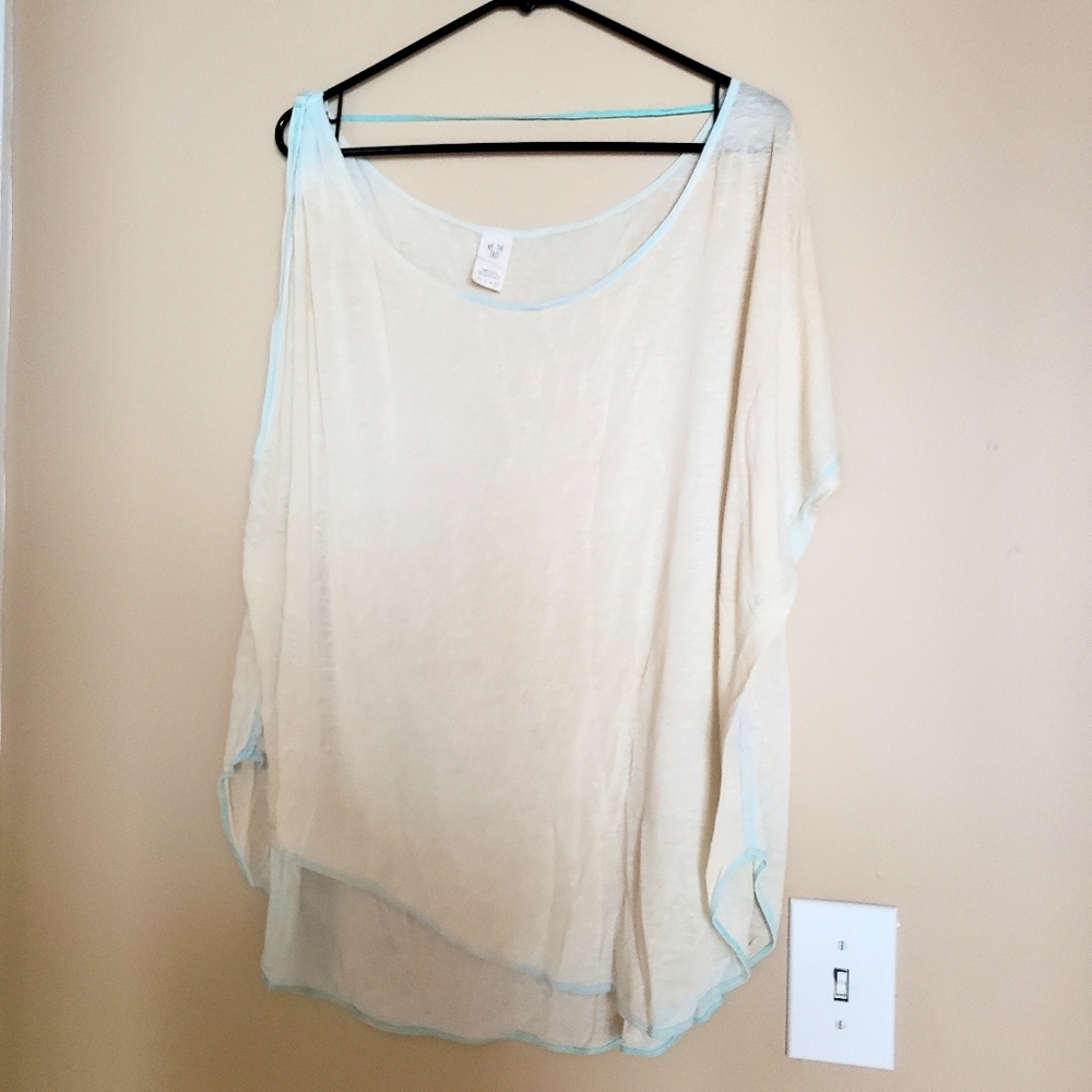 Free People asymmetrical tshirt